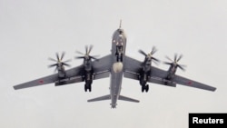 俄羅斯圖-142戰機。（資料圖片）