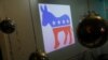 FILE - A Democratic Party donkey icon is seen in a shop in Asbury Park, New Jersey, Nov. 7, 2017. 
