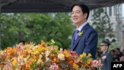 台灣新總統賴清德2024年5月20日在就職典禮上致詞。