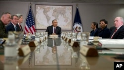 奧巴馬總統週四與國家安全委員會開會商討敘利亞局勢