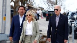 拜登前往佛羅里達視察颶風“伊恩”損失情況