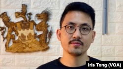 港語學召集人陳樂行。(美國之音 湯惠芸)