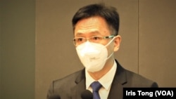 候任香港創新科技及工業局局長孫東。(美國之音 湯惠芸)
