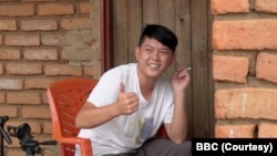 生活在马拉维的“黑人祝福”视频拍摄者卢克（BBC授权使用）