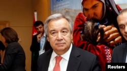 联合国难民事务高级专员安东尼奥•古特雷斯 （资料照）