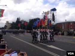 陸海空三軍儀仗隊（美國之音許波拍攝）