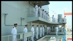 2012-09-26 美國之音視頻新聞: 中國高層參加第一艘航母入列儀式