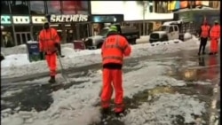 創紀錄暴雪之後，美國東海岸清除積雪忙