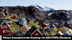 Город Упернавик на западе Гренландии