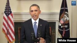 2014年12月17日美國總統奧巴馬在白宮宣佈對古巴新政策