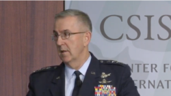 美军参谋长联席会议副主席、空军上将海腾(General John Hyten)2020年1月17日在CSIS讲话（CSIS视频截图）