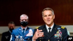 美軍特種作戰司令部司令理查德·克拉克上將出席國會聽證會(2021年3月25日）