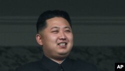 金正日的繼承人﹐他的第三個兒子金正恩(2010年10月10日圖片)