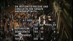 美國國會眾議院通過聯邦政府預算案