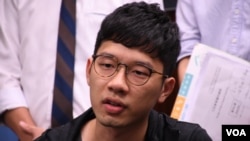 香港民主派前立法會議員羅冠聰 ( 美國之音湯惠芸拍攝）