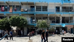 以色列2024年6月6日對加沙的一所學校實施了致命攻擊，稱該學校內有哈馬斯據點。 （路透社）