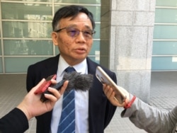 台湾大学公共卫生学院教授陈秀熙（美国之音 陈筠摄）