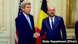 美國國務卿克里星期五會見比利時首相米歇爾。