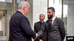 Андрей Сибига и Ахмед аш-Шараа. Дамаск, 30 декабря 2024 г. 