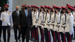 美國國防部長奧斯汀2021年7月27日訪問新加坡（美國國防部照片）