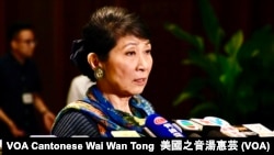 前立法會議員毛孟靜 (資料照片，美國之音記者湯惠芸)