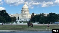 资料照片：美国国会大厦。(2025年9月4日)