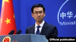 中國外交部發言人耿爽。（資料圖片）