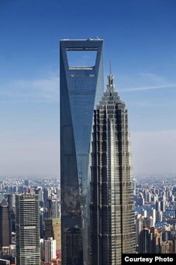 中國目前第二高的摩天大樓上海環球金融中心