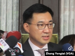 台灣在野黨國民黨立委江啟臣 (美國之音張永泰拍攝)