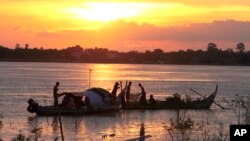 湄公河下游地區於柬埔寨段落。