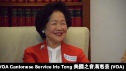 陳方安生表示，公民實踐培育基金鼓勵年輕人積極參與公民社會