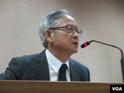 台灣執政黨國民黨立委林郁方（美國之音張永泰拍攝）