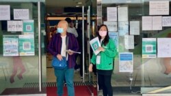 有長者表示，因毒奶粉等問題對中國製科興疫苗沒信心 (攝影：美國之音湯惠芸)