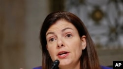 共和黨參議員凱利.阿約特 (資料圖片)