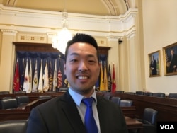 全球台湾研究所资深研究员安大维（美国之音钟辰芳拍摄）