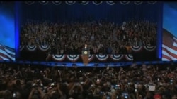 2012-11-07 美國之音視頻新聞: 奧巴馬在星期二的大選中獲勝