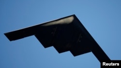 美國B-2幽靈轟炸機。