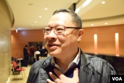 香港法律界選委兼公民聯合行動發言人戴耀廷。(美國之音湯惠芸)