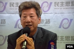 香港民主思路召集人湯家驊。（美國之音湯惠芸攝）