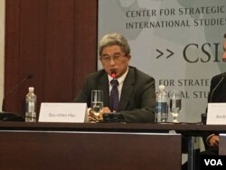 台湾民主基金会执行长徐斯俭 (美国之音钟辰芳拍摄)