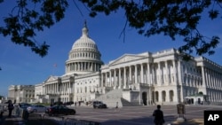 美國國會大廈參議院一側。 （資料照，2022年6月9日）