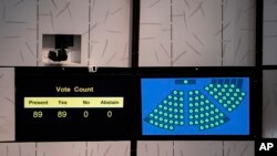 香港立法會3月19日以全票（包括立法會主席投票在內）通過維護國家安全條例草案》