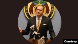 密蘇里州總檢察長艾瑞克.施密特，2020年4月21日就新冠疫情提起對中國的民事訴​​訟。 (照片取自社交媒體）