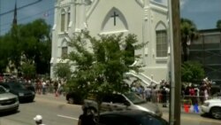 2015-06-21 美國之音視頻新聞:被槍擊的非裔美國人教堂恢復活動