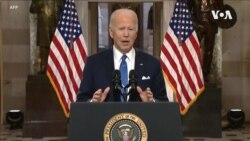 拜登在衝擊國會大廈事件一周年之際向美國和世界發出呼籲