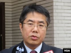 台灣在野黨民進黨立委黃偉哲（美國之音張永泰拍攝）