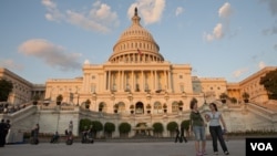 美國國會(美國之音常曉拍攝) 