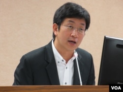 台灣執政黨民進黨立委蔡適應（美國之音張永泰拍攝）