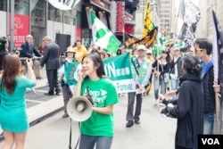 汪采羿参加台湾社团的活动（汪采羿提供）