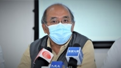 香港民意研究所副行政總裁鍾劍華表示，國安法之下港府的紅線令人難以觸摸， 他批評港府刻意製造白色恐怖的氣氛。(美國之音 湯惠芸拍攝)